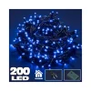 CATENA LUMINOSA 200 LUCI LED LUCCIOLE BLU CON CONTROLLER 8 FUNZIONI