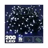 CATENA LUMINOSA 200 LUCI LED LUCCIOLE BIANCO FREDDO CON CONTROLLER 8 FUNZIONI