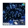 CATENA LUMINOSA 1000 LUCI LED ALBERO NATALE LUCCIOLE BIANCO FREDDO BLU ESTERNO