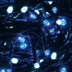 CATENA LUMINOSA 1000 LUCI LED ALBERO NATALE LUCCIOLE BIANCO FREDDO BLU ESTERNO