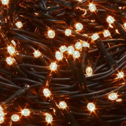 CATENA LUMINOSA 660 LUCI LED LUCCIOLE BIANCO CALDO CON CONTROLLER 8 FUNZIONI