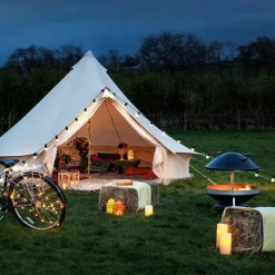 CATENA LUMINOSA ESTERNO INTERNO LED 5 METRI 10 LAMPADINE BULBO LUCE CALDA G50