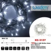 CATENA LUMINOSA 100LUCI LED LUCCIOLE BIANCO FISSO + BIANCO INTERMITTENTE XC-3137