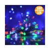 CATENA LUMINOSA NATALE 300 LED MULTICOLOR PER INTERNO ED ESTERNO DECORAZIONI