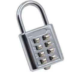 CATENACCIO LUCCHETTO A COMBINAZIONE PER ARMADIETTO SPOGLIATOIO 8 Cifre 35mm