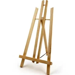 CAVALLETTO ARTISTICO SUPPORTO PER PITTURA TELA PIEGHEVOLE LEGNO 50CM DISEGNO