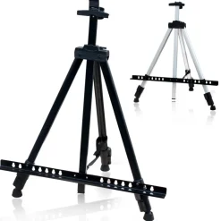 CAVALLETTO ARTISTICO SUPPORTO PER TELA PIEGHEVOLE IN ALLUMINIO 160CM DISEGNO