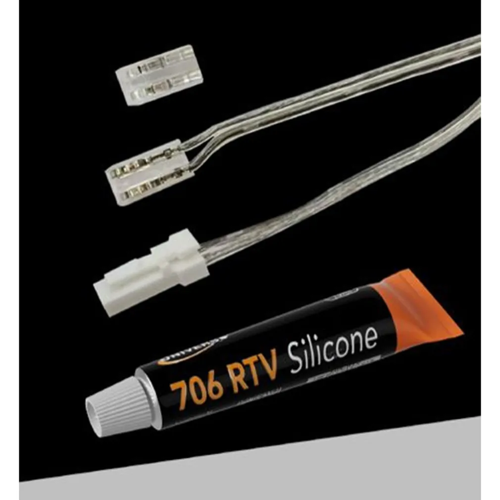 CAVO ALIMENTAZIONE CONNETTORIZZATO 1.8MT STRIP LED 1010-2025 TUBETTO SILICONE 10ML SP-1010