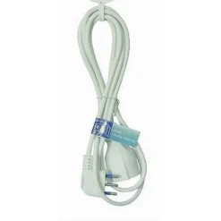 CAVO PROLUNGA CON SPINA 16A PRESA SCHUKO BIVALENTE 3 METRI COLORE BIANCO 83286