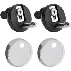 CERNIERE PER WC SUPPORTI COPRIWATER UNIVERSALI CON CHIUSURA SOFT AMMORTIZZATA 79573