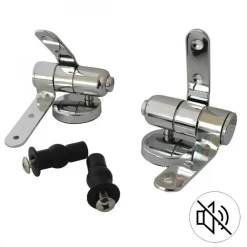 CERNIERE PER WC SUPPORTI COPRIWATER UNIVERSALI CON CHIUSURA SOFT AMMORTIZZATA 79573