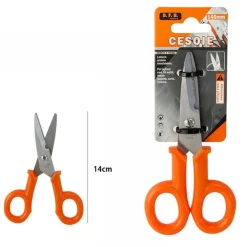 CESOIE ELETTRICISTA FORBICI MANICO MONOCOLORE TAGLIA CAVI FILI NASTRO ISOLANTE