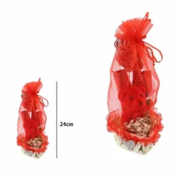 CESTA CON PELUCHE ORSETTO IDEA REGALO SAN VALENTINO FIORI CUORE CONFEZIONE 63295