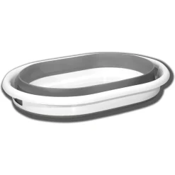 CESTA CONTENITORE PER BUCATO RICHIUDIBILE SALVASPAZIO 17 LITRI IN PLASTICA SILICONE