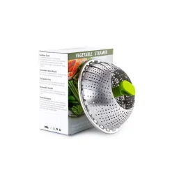 Cestello per Cottura a Vapore in Acciaio Inox Pieghevole per Verdure