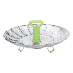 Cestello per Cottura a Vapore in Acciaio Inox Pieghevole per Verdure