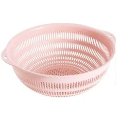 CESTELLO ROSA PER LAVAGGIO VERDURE FRUTTA DIM. 30X13 CM ACCESSORI CUCINA