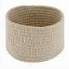 CESTINO PORTA OGGETTI CESTO IN TESSUTO INTRECCIATO ROTONDO CASA 18 X 11 CM 10641