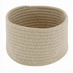 CESTINO PORTA OGGETTI CESTO IN TESSUTO INTRECCIATO ROTONDO CASA 18 X 11 CM 10641