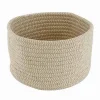 CESTINO PORTA OGGETTI CESTO IN TESSUTO INTRECCIATO ROTONDO CASA 21X12.5 CM 10642