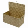 CESTINO PORTA OGGETTI CESTO IN TESSUTO BEIGE ORGANIZER MULTIUSO PER CASA 79093