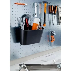 CESTINO PORTA OGGETTI CON GANCIO APPENDERE DOCCIA BAGNO CASA VARI COLORI 79459