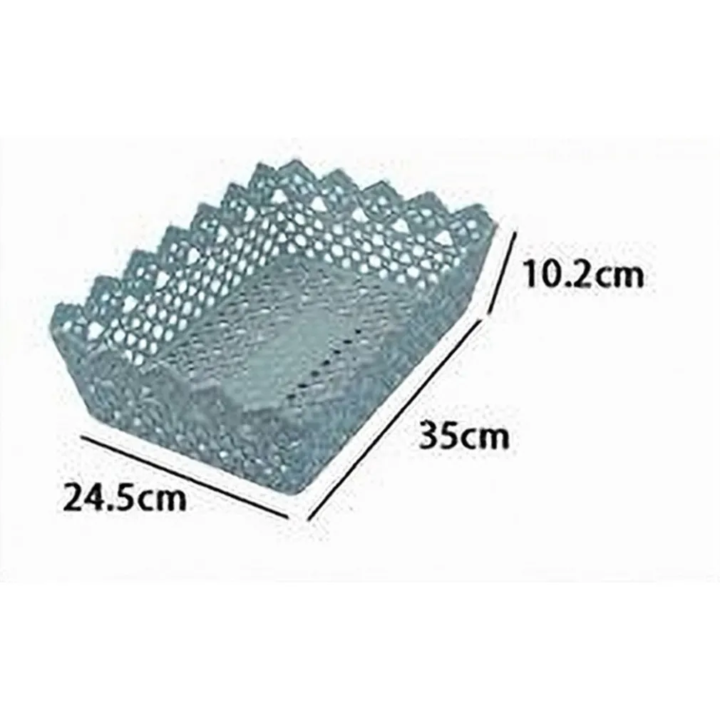 CESTINO PORTA TUTTO OGGETTI MULTIUSO PLASTICA RETTANGOLARE 35X24.5X10.2 CM 79473