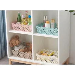 CESTINO PORTA TUTTO OGGETTI MULTIUSO PLASTICA RETTANGOLARE 35X24.5X10.2 CM 79473