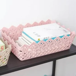 CESTINO PORTA TUTTO OGGETTI PLASTICA RETTANGOLARE 29.8X19.8X9.6CM MULTIUSO 79472