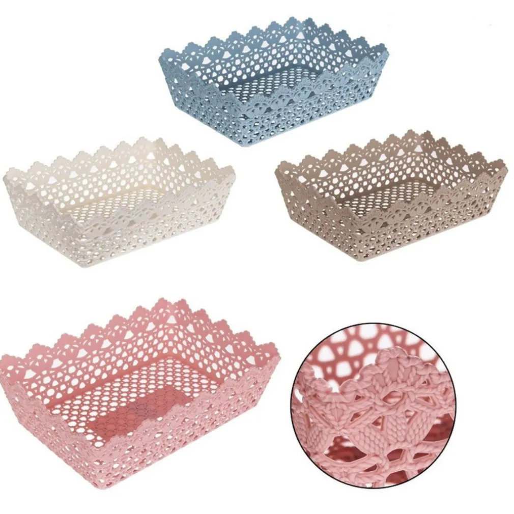 CESTINO PORTA TUTTO OGGETTI PLASTICA RETTANGOLARE 29.8X19.8X9.6CM MULTIUSO 79472