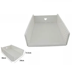 CESTINO PORTAOGGETTI ORGANIZER RETTANGOLARE CESTO PORTATUTTO SCATOLA 34X46X13.5