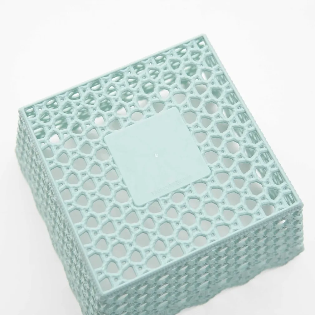 CESTINO QUADRATO PORTA TUTTO OGGETTI MULTIUSO IN PLASTICA 21.5X21.5X13 CM 79475