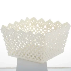 CESTINO QUADRATO PORTA TUTTO OGGETTI MULTIUSO IN PLASTICA 21.5X21.5X13 CM 79475