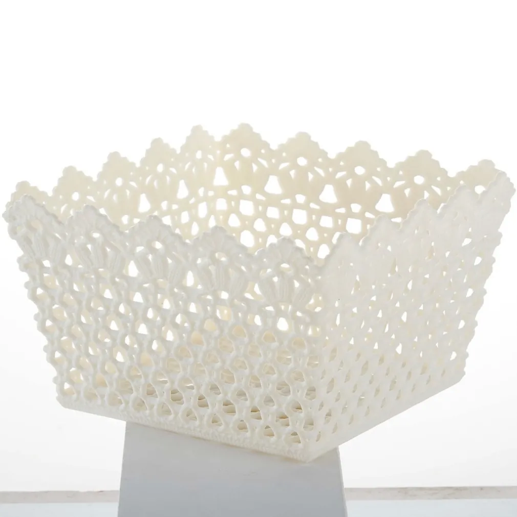 CESTINO QUADRATO PORTA TUTTO OGGETTI MULTIUSO IN PLASTICA 21.5X21.5X13 CM 79475