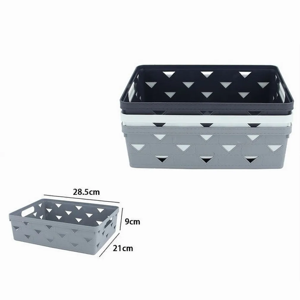 CESTO CESTINO PORTA TUTTO OGGETTI ORGANIZZATORE RETTANGOLARE 28.5X21X9 CM 10715