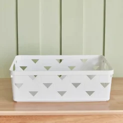 CESTO CESTINO PORTA TUTTO OGGETTI ORGANIZZATORE RETTANGOLARE 33X25.6X11 CM 10716