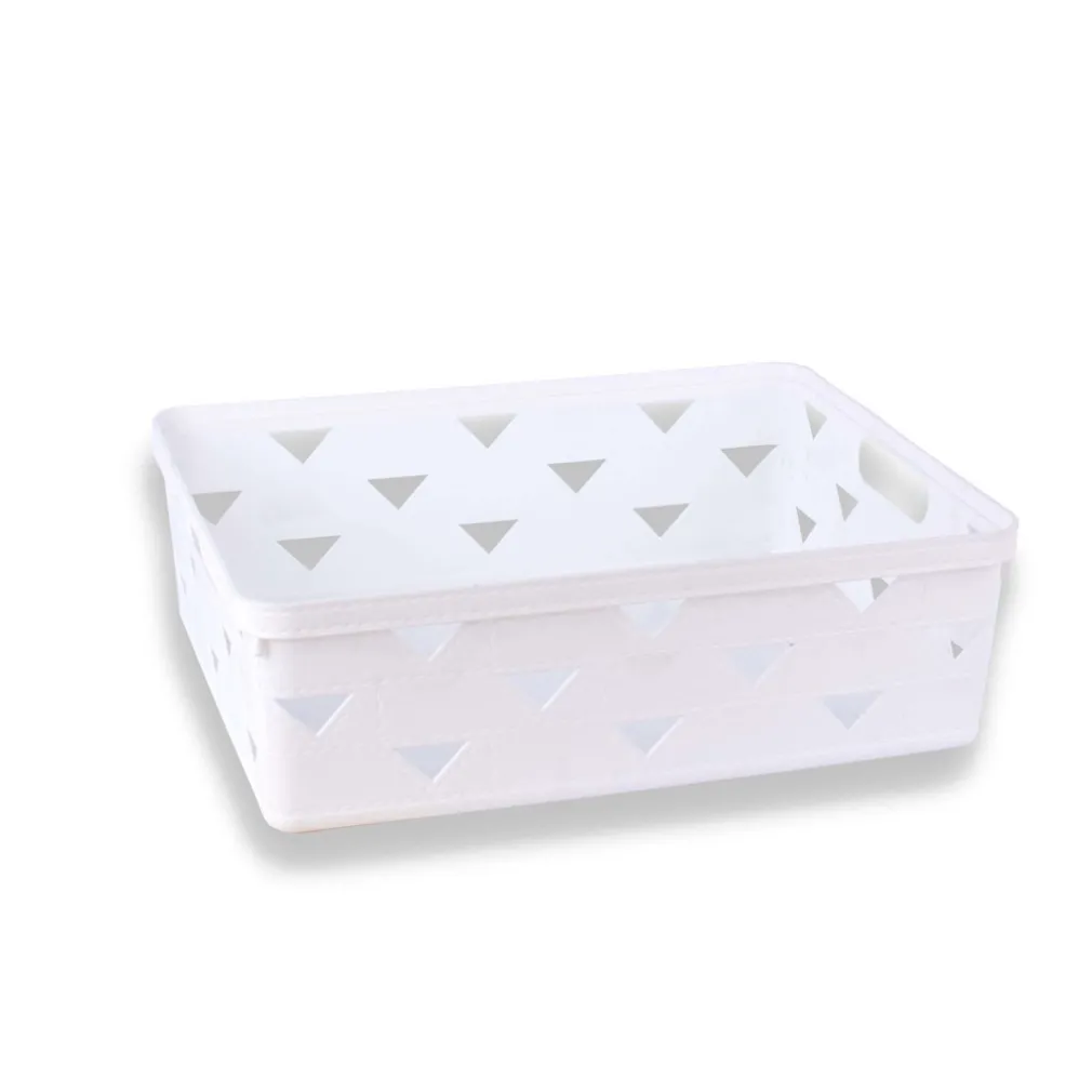 CESTO CESTINO PORTA TUTTO OGGETTI ORGANIZZATORE RETTANGOLARE 33X25.6X11 CM 10716