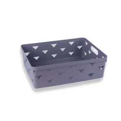 CESTO CESTINO PORTA TUTTO OGGETTI ORGANIZZATORE RETTANGOLARE 33X25.6X11 CM 10716