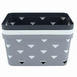 CESTO CESTINO PORTATUTTO OGGETTI ORGANIZZATORE RETTANGOLARE 34X24.6X17.8CM 10720