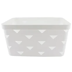 CESTO CESTINO PORTATUTTO OGGETTI ORGANIZZATORE RETTANGOLARE 34X24.6X17.8CM 10720