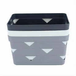 CESTO CESTINO PORTATUTTO OGGETTI ORGANIZZATORE RETTANGOLARE 21.6X14.8X12CM 10717