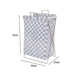 CESTO CONTENITORE PORTA BIANCHERIA PIEGHEVOLE PANNI SPORCHI BAGNO 79214