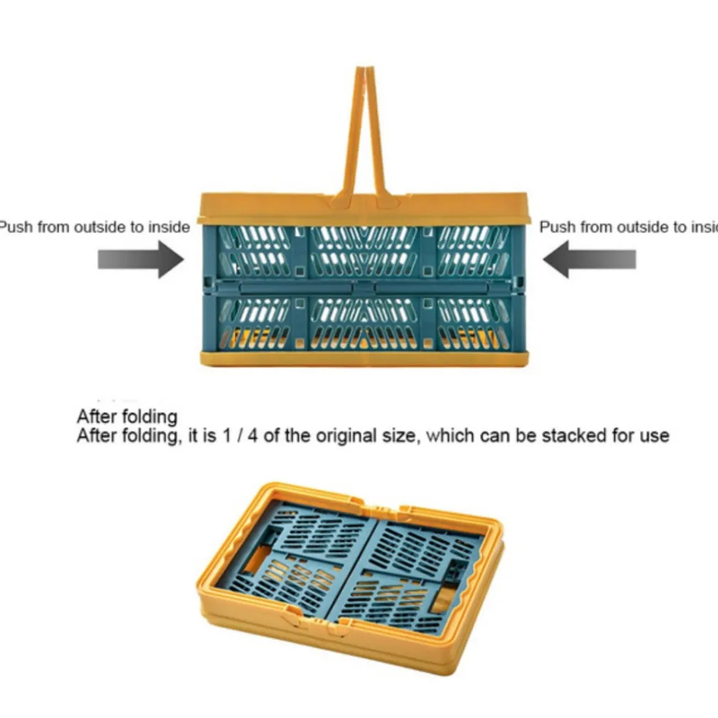 CESTO CONTENITORI CESTINO PORTAOGGETTI ORGANIZER CASSETTA PIEGHEVOLE IMPILABILE