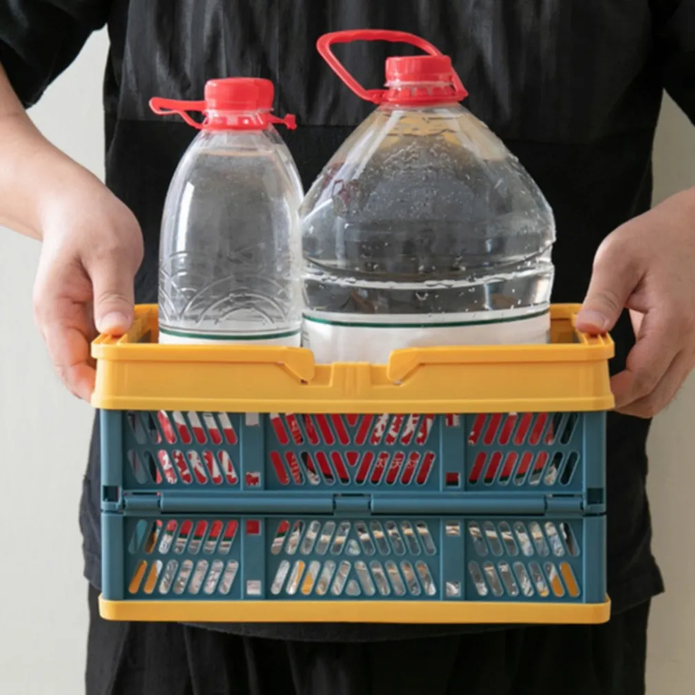 CESTO CONTENITORI CESTINO PORTAOGGETTI ORGANIZER CASSETTA PIEGHEVOLE IMPILABILE