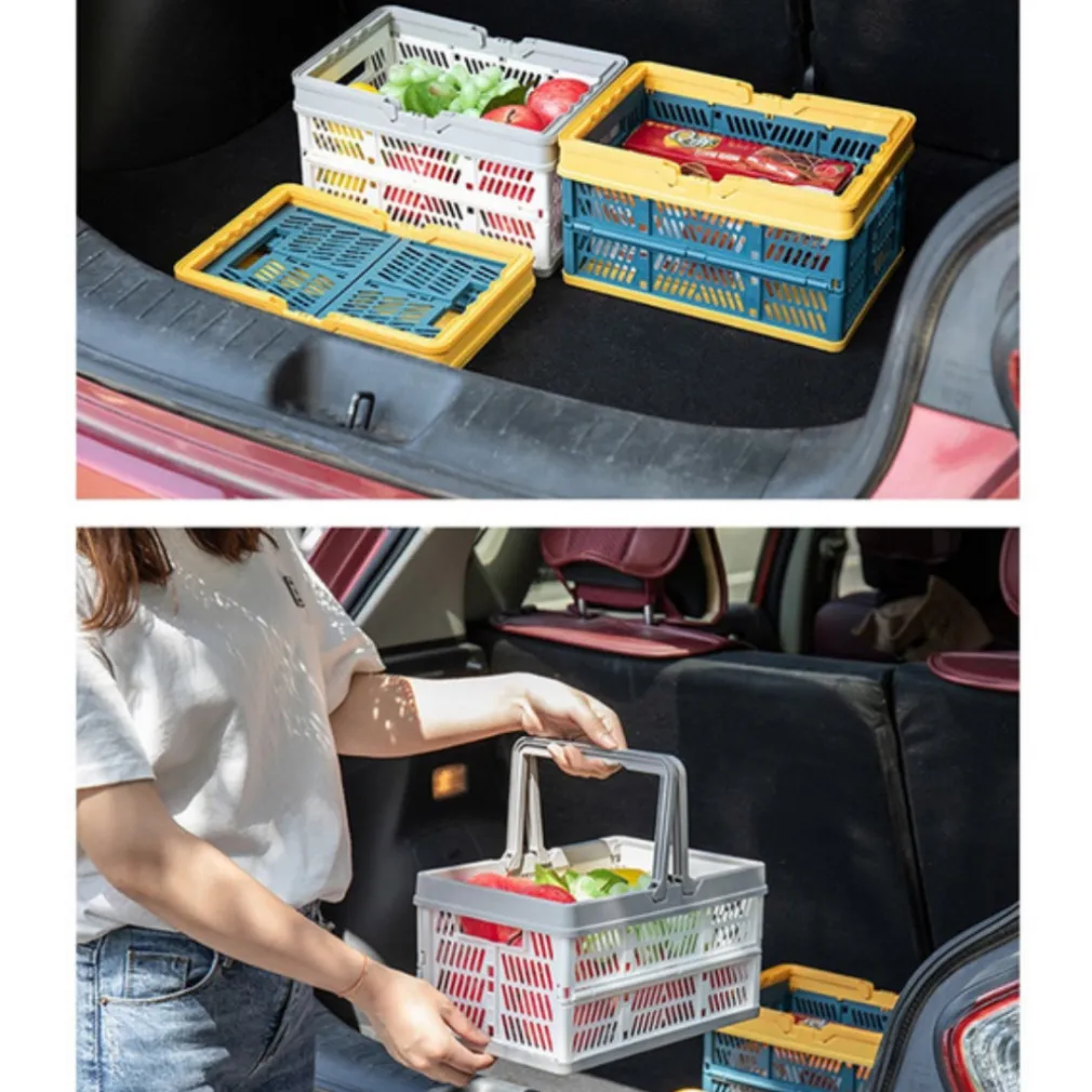CESTO CONTENITORI CESTINO PORTAOGGETTI ORGANIZER CASSETTA PIEGHEVOLE IMPILABILE