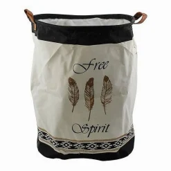 CESTO PORTA BIANCHERIA PER VESTITI SPORCHI PIEGHEVOLE FREE SPIRIT 40X50CM 10475