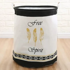 CESTO PORTA BIANCHERIA PER VESTITI SPORCHI PIEGHEVOLE FREE SPIRIT 40X50CM 10475