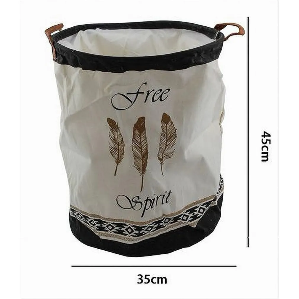 CESTO PORTA BIANCHERIA PER VESTITI SPORCHI PIEGHEVOLE FREE SPIRIT 35X45 CM 10474
