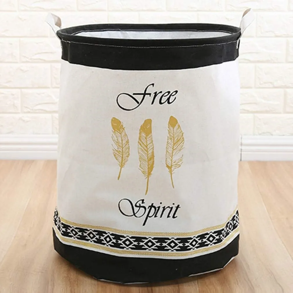 CESTO PORTA BIANCHERIA PER VESTITI SPORCHI PIEGHEVOLE FREE SPIRIT 35X45 CM 10474