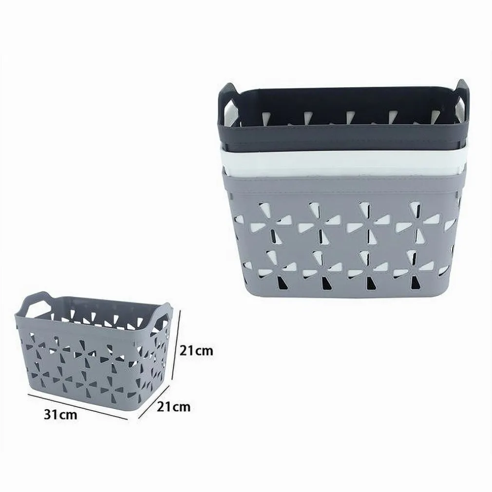 CESTO PORTA OGGETTI CESTINO PORTA TUTTO CON MANIGLIE 31X21X21 CM ASSORTITI 10726